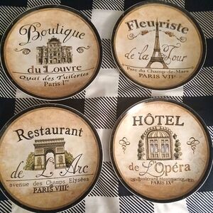 Pier 1 Paris French Appetizer Dessert Plate Set Pier 1 Imports